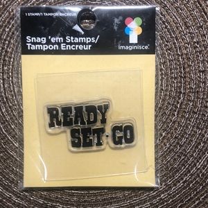 Imaginisce Clear Stamp Ready Set Go